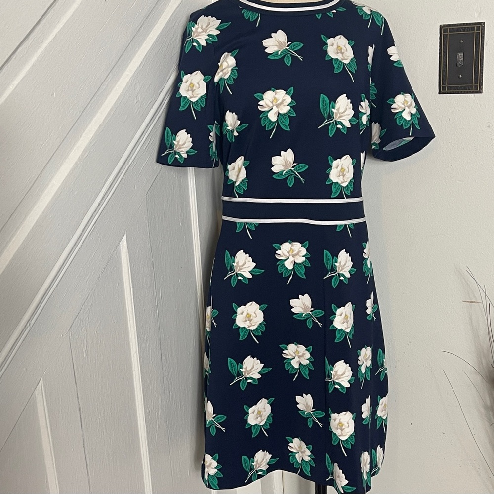 Draper James blue floral dress